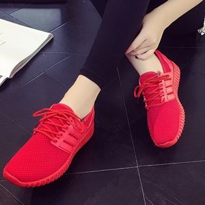 Lace up RED Sneakers